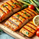 Grilling Salmon