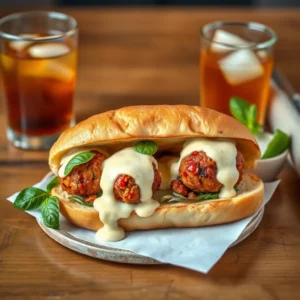 Vegan Meatball Subs with Cheese Sauce Near Me